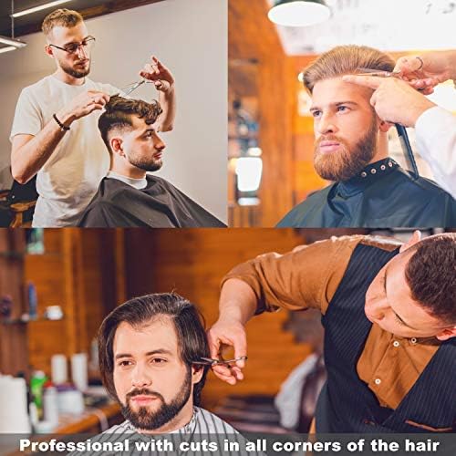 High-end Professional Extremely Very Sharp Barber Hair Cutting Scissors Hairdresser Shears For Hair 6.5 Inch Haircut Scissor Made Of Stainless Steel Alloy For Hairdressing Salon and Home Use - Image 5