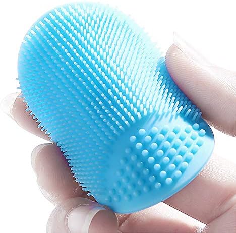 Baby Bath Brush, Baby Cradle Cap Brush, Silicone Massage Brush, Silicone Scrubbers Exfoliator Brush, Skin Scrubber Baby Essential for Dry Skin, Cradle Cap and Eczema (Small-4PCS) - Image 6