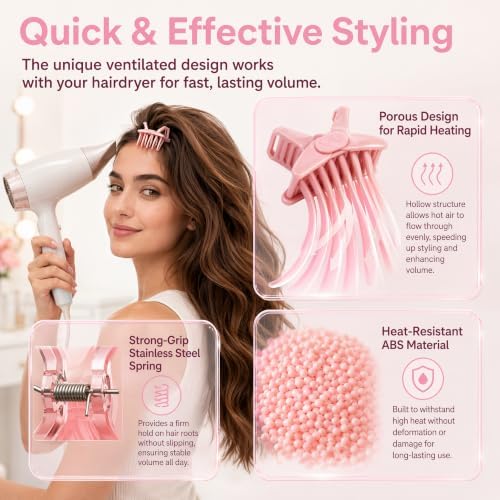 Volume Pincher Root Lift Hair Tool, Volumizing Hair Clips for Women Men - Image 4