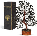 YATSKIA Black Tourmaline Crystal Tree, Birthday Gifts for Women, Mom & Grandma, Handmade Gem Tree of Life, Boho Home, Room & Office Desk Decor, Thank You Gifts by YATSKIA