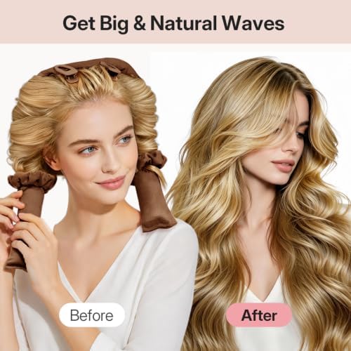 LitBear Jumbo Heatless Curls Overnight Set for Long Thick Hair, Black - Image 2