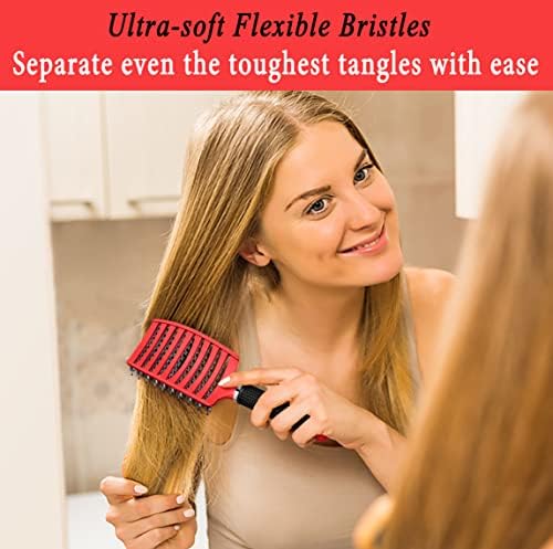 Detangling Brush for Women & Kids, Wet & Dry Hair, All Hair Types - Image 5