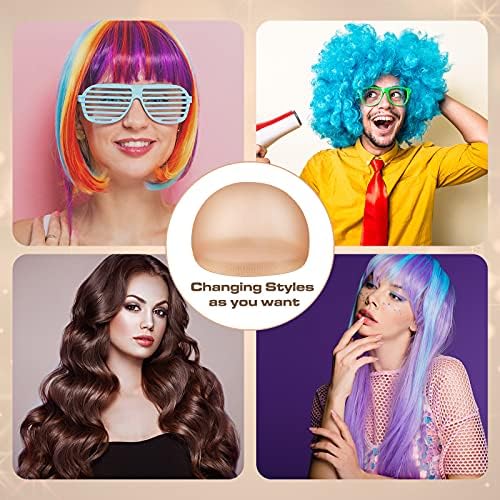 Waydress 100 Pcs Wig Caps Nylon Stocking Caps Elastic Stretchy,Black - Image 7