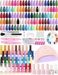 Beetles Gel Nail Polish Kit with U V Light -35 Colors Gel Polish Set 68 Pcs by beetlesGelPolish