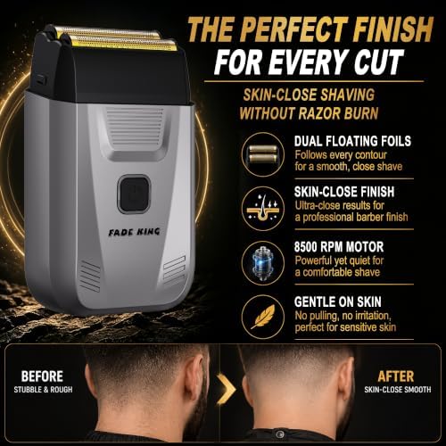 FADEKING Professional Hair Clippers for Men, 3-in-1 Grooming Kit - Image 6