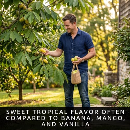 Pawpaw Tree Seeds | Asimina Triloba Native Fruit Tree | 5 Seeds - Image 5