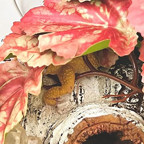 Fake Reptile Plants for Terrarium,Hanging Plant with Suction Cup - Image 5