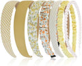 7 Pcs Headbands for Women Girls, Non Slip Cute Pearl Floral Padded Vintage Wide Fashion Multi-style Headbands for Girls by Unknown