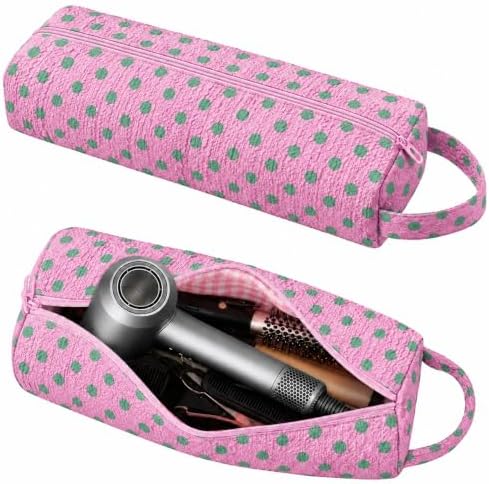 Slim Quilted Hair Tools Travel Case Styling Tools, Wide-Open Design by Canumer