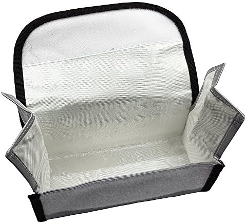 DerBlue 2pcs Fireproof Explosionproof Lipo Battery Safe Bag Lipo Battery Guard Safe Bag（185x75x60mm） - Image 2