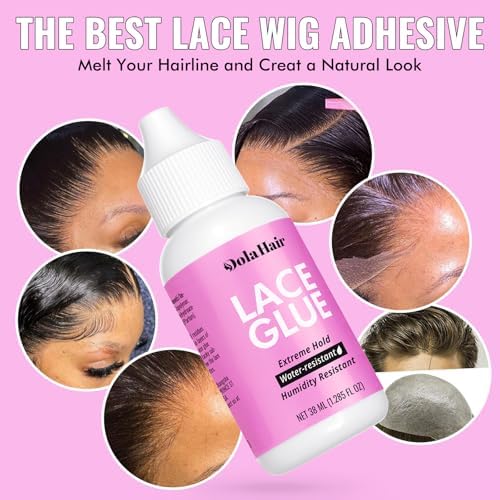 Dolahair Wig Glue Spray for Front Lace Wig Lace Melting Spray for Wigs Melting Spray Lace Bond Spray Lace Glue Kit Wig Install Kit (Melting Spray Kit-100ml) - Image 5