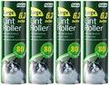 Fedicelly Large Lint Rollers Pet Hair Extra Sticky Refills,Mega Value Set 6.3 inches Wider with 320 Sheets for Cat and Dog Hair Removal,80 Sheets Per Roller (Pack of 4) by Fedicelly