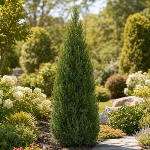 Southern Red Cedar | 1 Live Gallon Size Pot | Juniperus Virginiana Silicicola | Evergreen Privacy Trees | Native Landscape Plants - Image 2