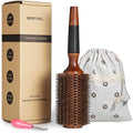 BESTOOL Round Hair Brush for Women or Men, Boar Bristle Large Round Hairbrush for Quick Blowout, Add Shine/Volume, Minimize Damage (2.8 Inch) by BESTOOL