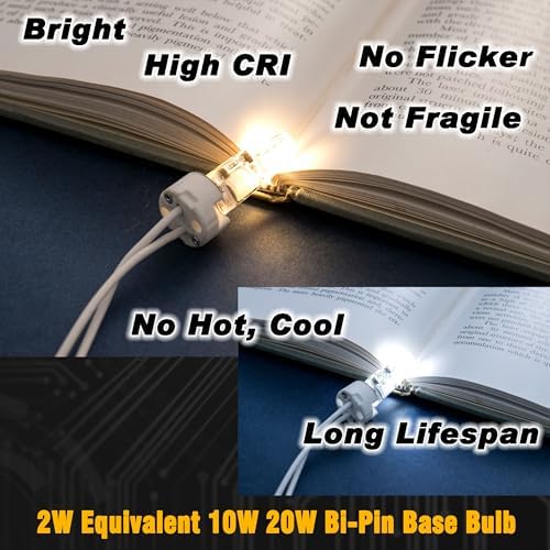 G4 LED Bulb 2W 2700K Warm White AC/DC12V 10W-20W T3 JC Type Bi-Pin, 10 Pack - Image 5
