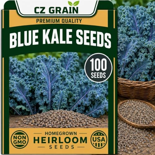 Seeds for Planting, 100 Blue Kale by CZGrain