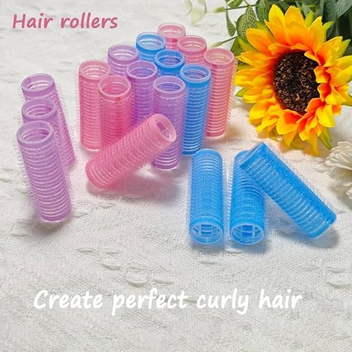 ZMD 36PCS Self Grip Small Hair Curlers, Heatless Roller with Comb Hair Roller for Blowout Salon Hairdressing Home Curlers DIY Styles for Women Medium Short Thin Hair (0.8Inch) - Image 5
