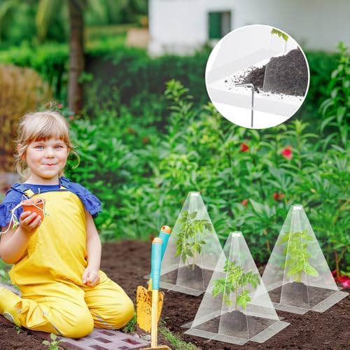 20 Packs 12"x 8" Garden Cloches for Plants,Plant Protectors from Animals - Image 6