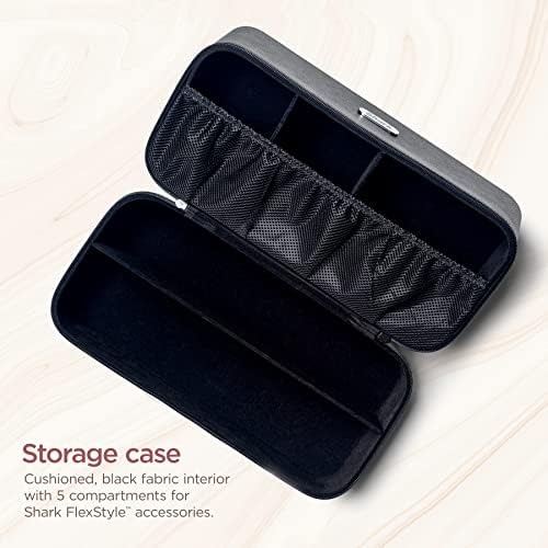 Shark FlexStyle, Vegan Leather Travel Storage Case, Black, XHD400SAC - Image 3