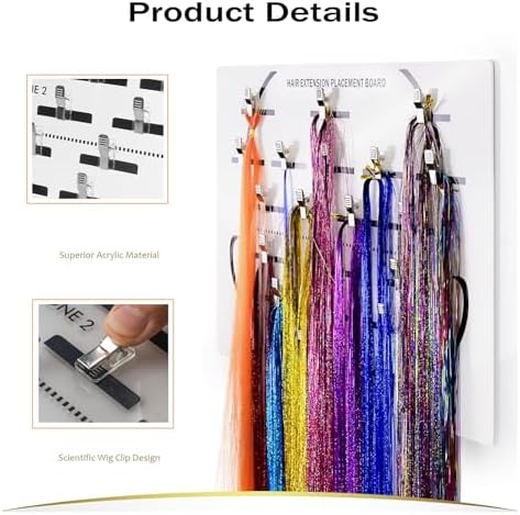 Acrylic Hair Extension Stand. Wigs Display Rack Stand - Image 2