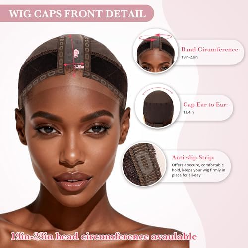 Wig Caps for Women Non Slip - All-in-1 Wig Cap for Lace Front Wigs - Image 2