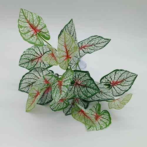 Reptile Plants for Bearded Dragon Tank Accessories, Terrarium Plant Artificial Decor for Snake Cage, Fake Plant for Leopard Gecko Habitat, Lizard Chameleon Ball Pythons (Group GN) - Image 5