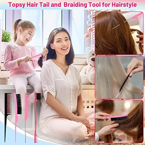 Hair Braiding Kit, 1512Pcs Small Hair Rubber Bands with Hair Loop Tool - Image 5