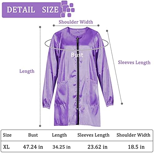 Polyester Professional Salon Smock Hair Stylist Jacket - Image 2