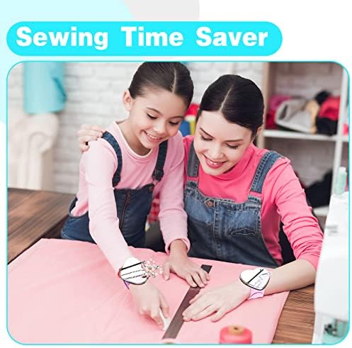 3 Pcs Magnetic Wristband Wrist Pin Cushion for Hair Stylist, Bobby Pin - Image 6
