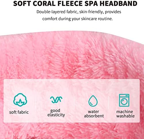 WSYUB Spa Headband, Makeup Headband for Washing Face, Skincare Headbands - Image 3