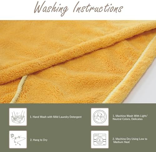 myHomeBody Hair Towel Wrap, Quick Drying Turban, Absorbent Cap – Mango - Image 6