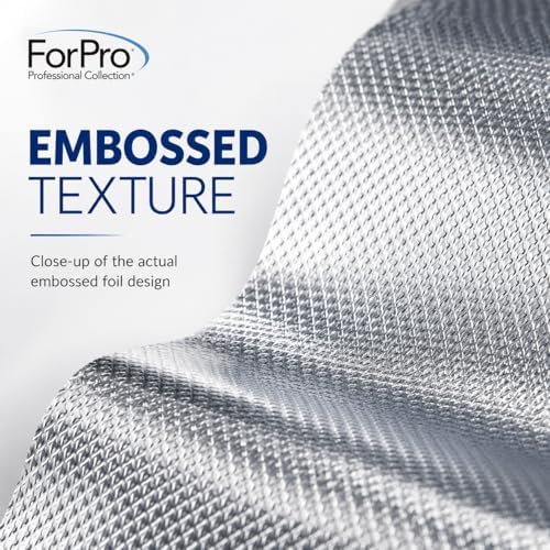 ForPro Professional Embossed Pop-Up Hair Foil Sheets for Salon Hair Color & Highlights, Pre-Cut Aluminum Foils, Non-Slip Embossed Texture, 5" W x 10.75" L, 500-Count (Pack of 12) - Image 7