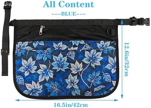 Barber Apron with 5 Pockets, Waterproof and Bleach-proof Hair Stylist Apron for Men and Women - Image 6
