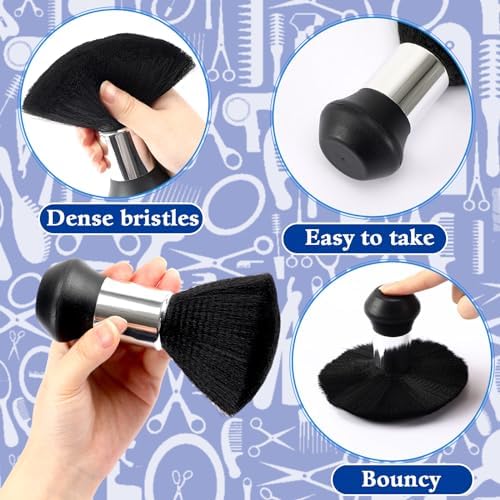 FEBSNOW Kids Haircut Cape, Professional Barber Cape with Neck Duster Brush - Image 4