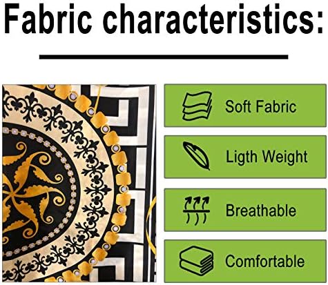 Pelocapa Barber Cape for Men Hair Cutting Salon Cape with Snap Closures Waterproof Professional Large Barber Hairdresser Cape- 63”× 56”(Gold Pattern) - Image 7