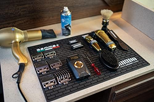 GAMMA+ Professional Barber Appliance Magnetic Mat and Station Organizer, Anti-Slip, Durable Hair Styling Tools - Image 5