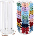 Rotating Hair Bow Organizer for Girls, Large Capacity Bow Holder by QUPIVA