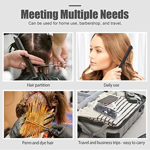 Oneleaf Styling Hair Comb 10PCS Hair Stylists Professional Styling Comb Set Variety Pack Great for All Hair Types & Styles - Image 6