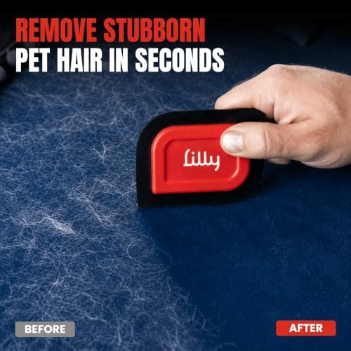 Lilly Brush Mini Pet Hair Detailer | Reusable Fur Remover for Car Interior, Carpet, Couch & Furniture - Image 2