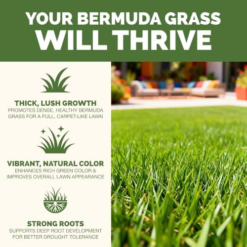 Bermuda Grass Fertilizer - Liquid Lawn Food for Thick Turf, 8 oz - Image 2