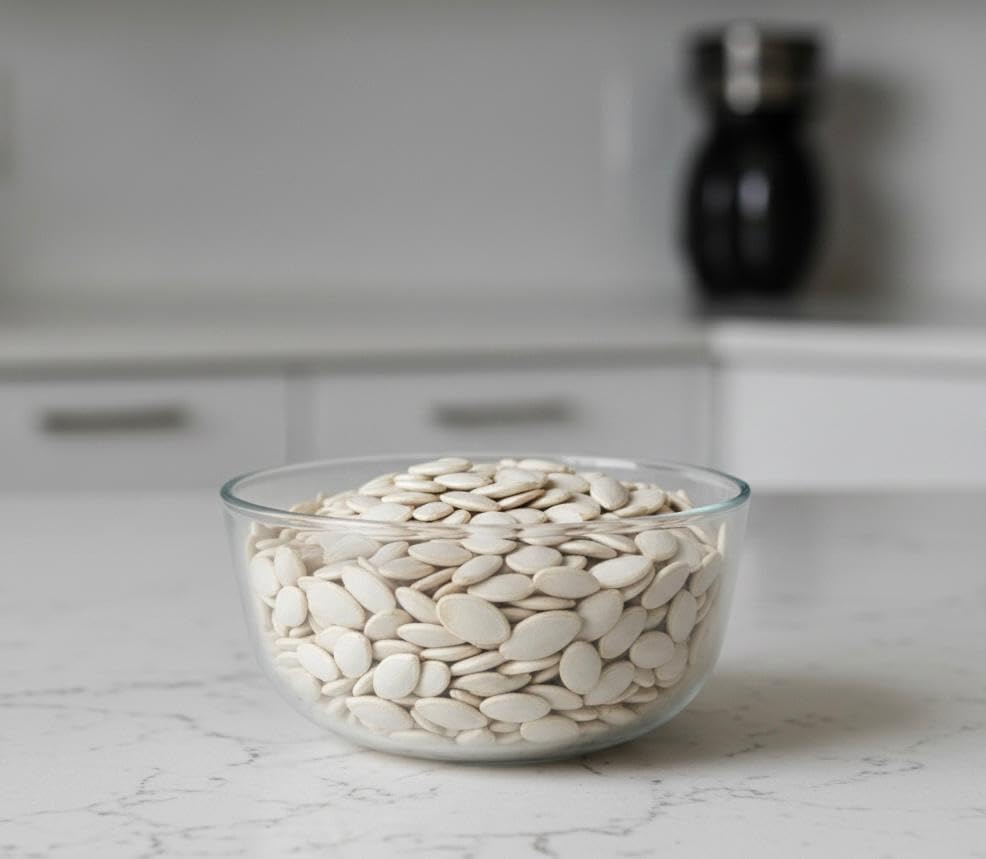 Roasted and Salted Oregon Squash Seeds, White Pumpkin Seeds in Shell (2 Pound) - Image 4
