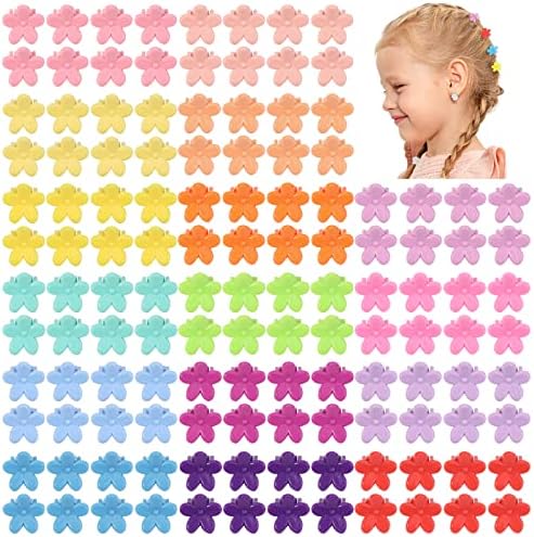 128PCS Baby Girls small Barrettes Hair Claw Clips Flower Hair Hair Accessories Barrattes for School Girls Kids Teens - Image 2