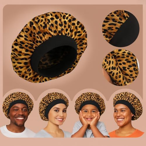 Satin Bonnet – Sleep Bonnet for Women and Men Curly Hair, Braids, and Natural Hairstyles (1pck) - Image 7