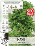 Seed Needs Spicy Globe Basil Seeds to Plant an Herb Garden - 1 Pack by SeedNeeds