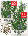 Seed Needs Rosemary Seeds to Plant an Herb Garden - 2 Packs by SeedNeeds