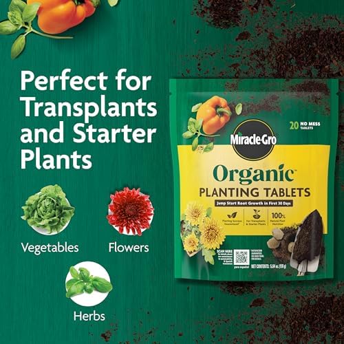 Miracle-Gro Organic Planting Tablets, 20 Tablets - Image 3