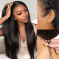 22 Inch 13x6 Lace Front Wigs Human Hair Glueless Straight by Megalookhair