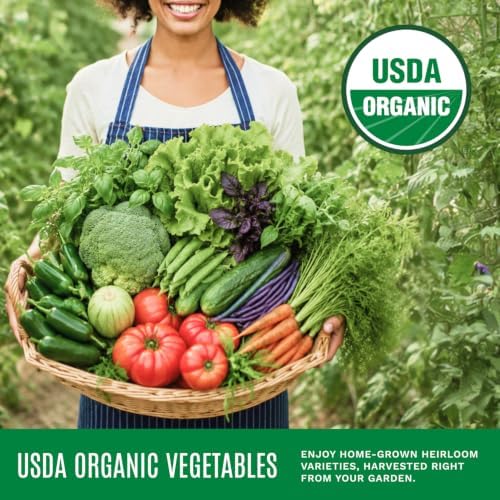 Sereniseed Certified Organic Fall Vegetable Seeds 20-Pack Kit - Image 5