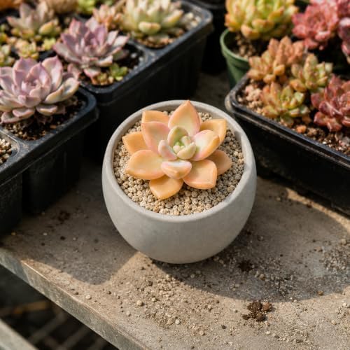 3 PCS Graptopetalum bernalense 'Variegata' Bare Root Succulent Live Plants - Image 5