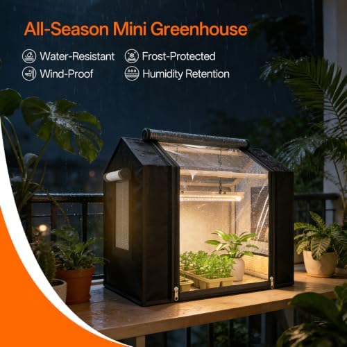 Bstrip Small Greenhouse, GM3 Indoor Greenhouse with Grow Light, Auto Timer - Image 2